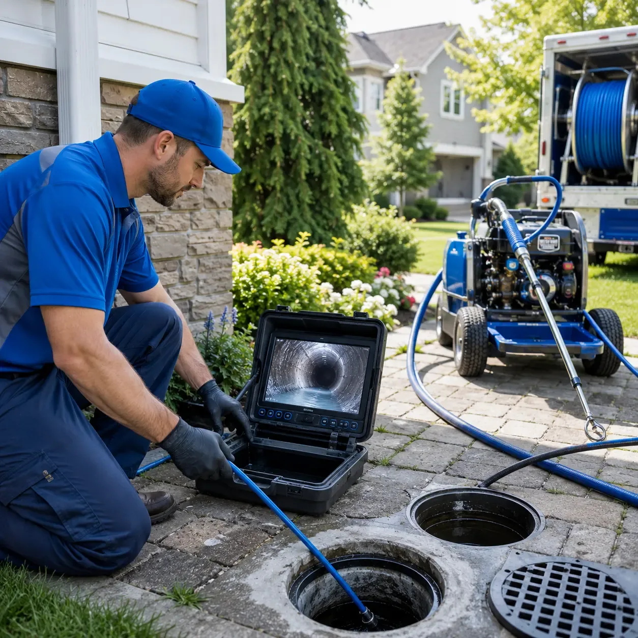 Outdoor drain cleaning professionals serving North Canton, OH