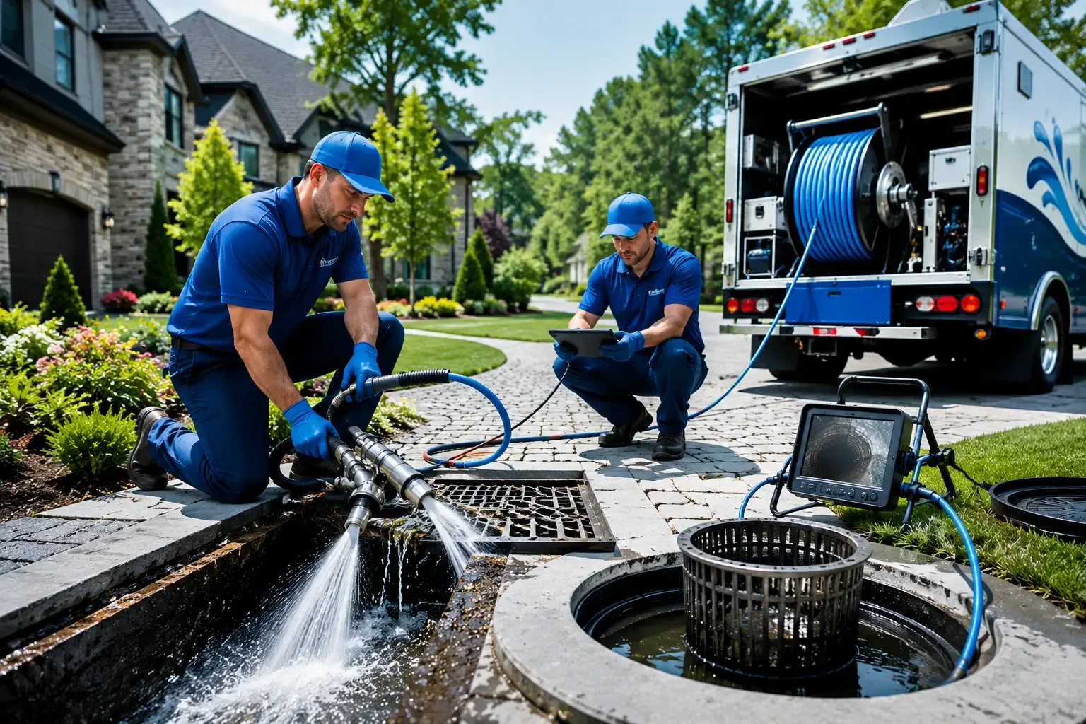 Local outdoor drain cleaning professionals in North Canton, OH