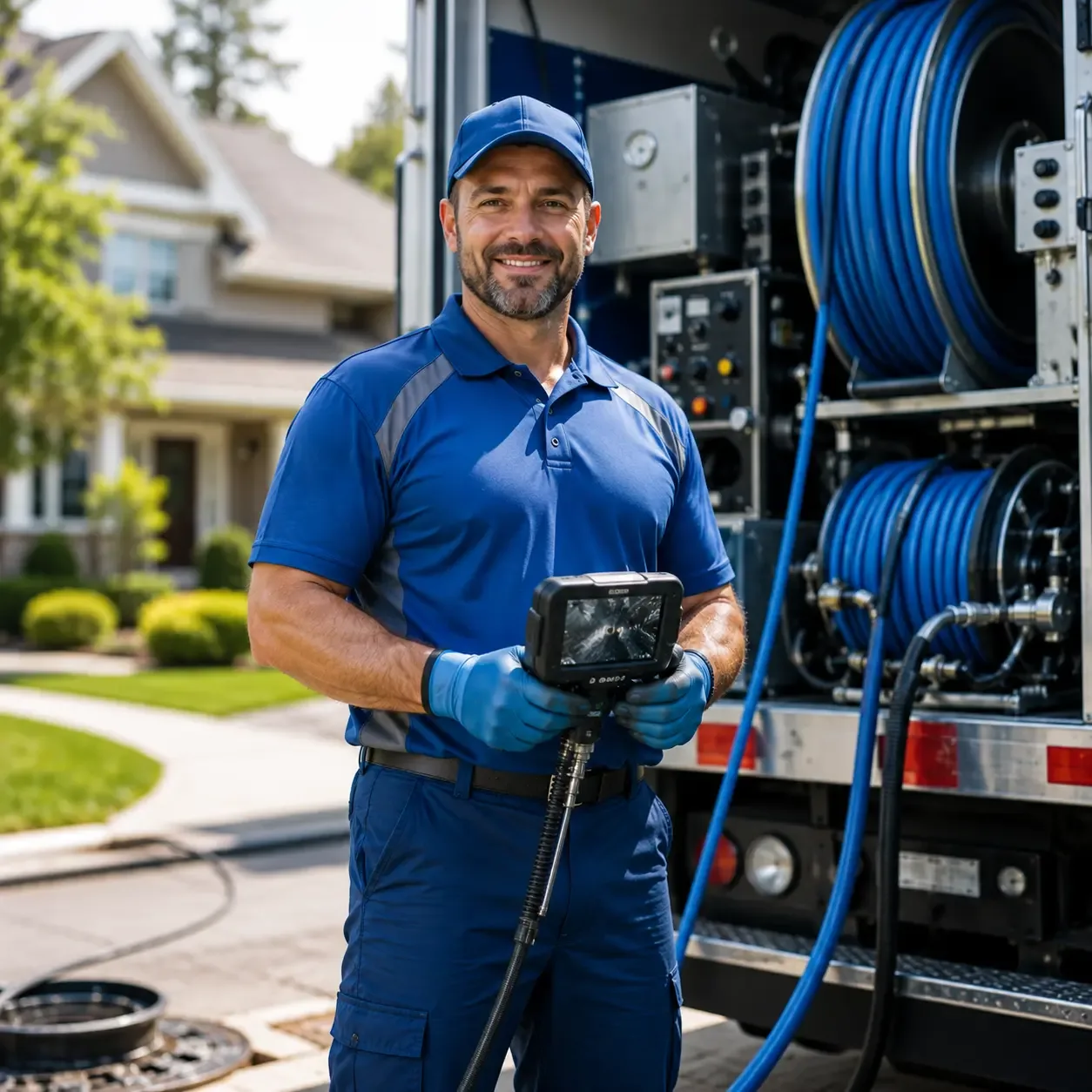 Local outdoor drain cleaning specialists in North Canton, OH